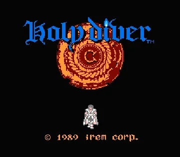 Holy Diver (Japan) screen shot title